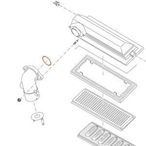 Těsnění trubky hořáku  GB 112 - Buderus